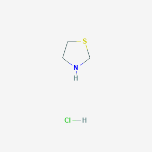 molecular formula C3H8ClNS B153559 Thiazolidine hydrochloride CAS No. 14446-47-0
