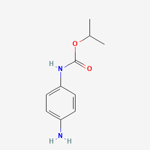 molecular formula C10H14N2O2 B15355926 propan-2-yl N-(4-aminophenyl)carbamate 