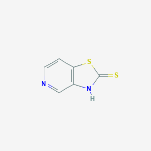 molecular formula C6H4N2S2 B153560 Thiazolo[4,5-c]pyridine-2-thiol CAS No. 65128-66-7