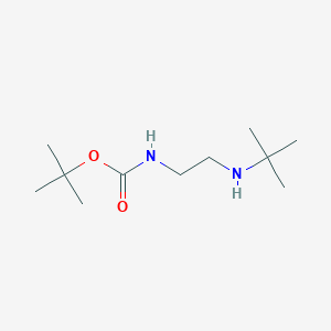 molecular formula C11H24N2O2 B15356225 tert-butyl N-[2-(tert-butylamino)ethyl]carbamate 
