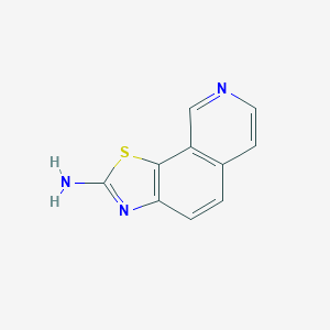 molecular formula C10H7N3S B153563 Thiazolo[4,5-h]isoquinolin-2-amine CAS No. 35317-80-7