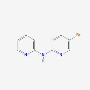 molecular formula C10H8BrN3 B15356577 5-Bromo-N-(pyridin-2-YL)pyridin-2-amine 