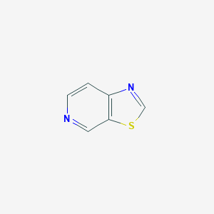 molecular formula C6H4N2S B153566 噻唑并[5,4-c]吡啶 CAS No. 273-70-1