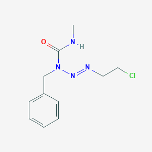 B153568 1-Benzyl-1-(2-chloroethyldiazenyl)-3-methylurea CAS No. 137668-39-4