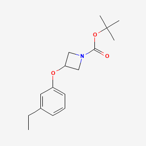 molecular formula C16H23NO3 B15356815 Tert-butyl 3-(3-ethylphenoxy)azetidine-1-carboxylate 