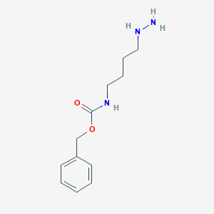 molecular formula C12H19N3O2 B15357500 benzyl N-(4-hydrazinylbutyl)carbamate 
