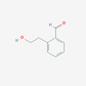 molecular formula C9H10O2 B15358038 2-(2-Hydroxyethyl)benzaldehyde 