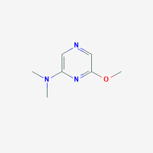 molecular formula C7H11N3O B153582 6-methoxy-N,N-dimethylpyrazin-2-amine CAS No. 136309-09-6