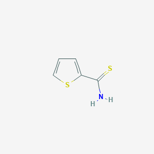 molecular formula C5H5NS2 B153584 Thiophene-2-carbothioamide CAS No. 20300-02-1