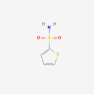molecular formula C4H5NO2S2 B153586 2-噻吩磺酰胺 CAS No. 6339-87-3