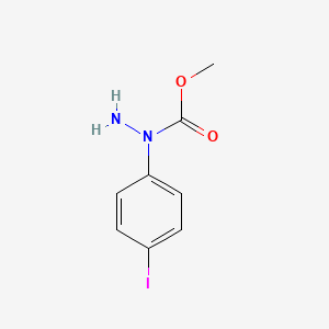 molecular formula C8H9IN2O2 B15358614 methyl N-amino-N-(4-iodophenyl)carbamate 