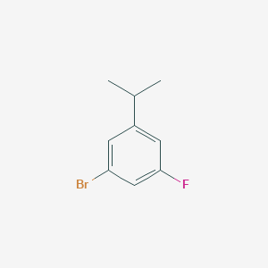 molecular formula C9H10BrF B15358904 1-Bromo-3-fluoro-5-isopropylbenzene CAS No. 112930-19-5