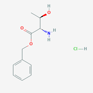 molecular formula C11H16ClNO3 B153591 (2S,3R)-Benzyl 2-amino-3-hydroxybutanoate hydrochloride CAS No. 33645-24-8