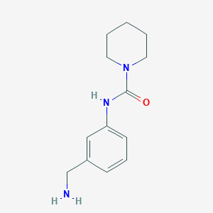 molecular formula C13H19N3O B15359527 N-(3-(aminomethyl)phenyl)piperidine-1-carboxamide 