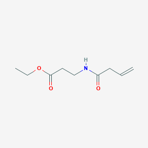 molecular formula C9H15NO3 B15359919 Ethyl 3-(but-3-enoylamino)propanoate CAS No. 185968-97-2
