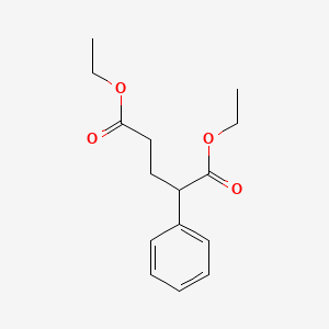 molecular formula C15H20O4 B15360383 Diethyl 2-phenylpentanedioate 