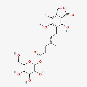molecular formula C23H30O11 B15360605 Mycophenolic Acid Acyl-b-D-glucoside 