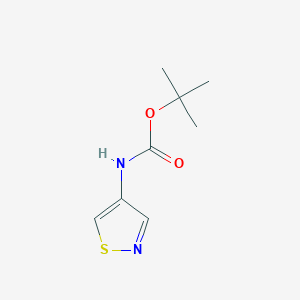 molecular formula C8H12N2O2S B15360713 Tert-butyl N-isothiazol-4-ylcarbamate 