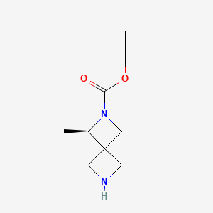 molecular formula C11H20N2O2 B15360990 Tert-butyl (3R)-3-methyl-2,6-diazaspiro[3.3]heptane-2-carboxylate 