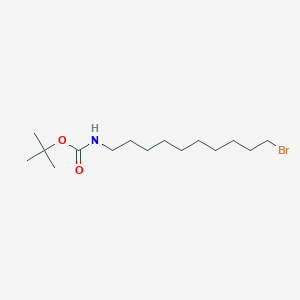 molecular formula C15H30BrNO2 B015361 10-(t-Boc-amino)-1-decylbromide CAS No. 887353-29-9