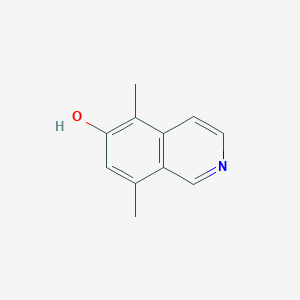 molecular formula C11H11NO B15361006 5,8-Dimethylisoquinolin-6-ol 