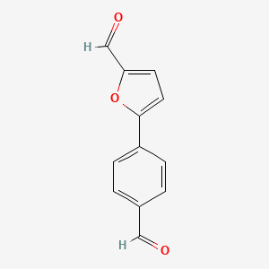 molecular formula C12H8O3 B15361135 5-(4-Formylphenyl)furan-2-carbaldehyde CAS No. 886509-20-2