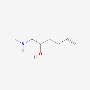 molecular formula C7H15NO B15361209 1-(Methylamino)hex-5-en-2-ol 