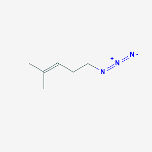 molecular formula C6H11N3 B15361251 5-Azido-2-methylpent-2-ene 