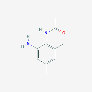 molecular formula C10H14N2O B15361258 N-(2-amino-4,6-dimethylphenyl)acetamide 
