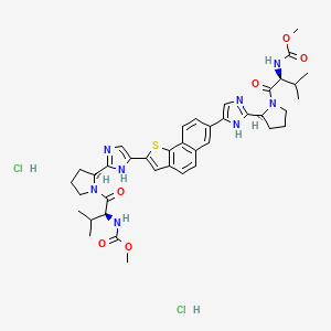 molecular formula C40H50Cl2N8O6S B15361649 HCV-IN-7 hydrochloride 