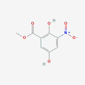 molecular formula C8H7NO6 B15361684 Methyl 2,5-dihydroxy-3-nitrobenzoate 