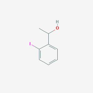 molecular formula C8H9IO B15361782 1-(2-Iodophenyl)ethan-1-ol 