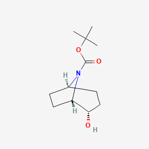 molecular formula C12H21NO3 B15361859 endo-8-Boc-2-hydroxy-8-azabicyclo[3.2.1]octane 
