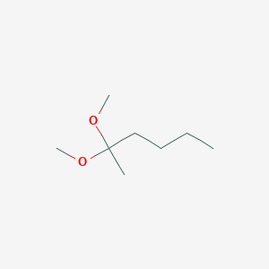 molecular formula C8H18O2 B15361938 2,2-Dimethoxyhexane CAS No. 98944-43-5