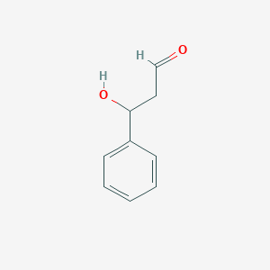 molecular formula C9H10O2 B15361953 3-Hydroxy-3-phenylpropanal 