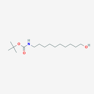 molecular formula C15H31NO3 B015362 tert-Butyl (10-hydroxydecyl)carbamate CAS No. 173606-54-7