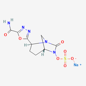 molecular formula C9H10N5NaO7S B15362014 Antibacterial agent 39 
