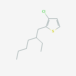 molecular formula C12H19ClS B15362032 3-Chloro-2-(2-ethylhexyl)thiophene 