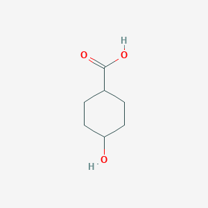 molecular formula C7H12O3 B153621 trans-4-Hydroxycyclohexanecarboxylic acid CAS No. 3685-26-5