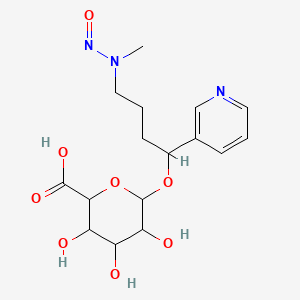 molecular formula C16H23N3O8 B15362203 NNAL-O-glucoronide 