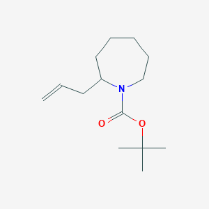 molecular formula C14H25NO2 B15362260 Tert-butyl 2-allylazepane-1-carboxylate 