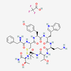 molecular formula C52H68F3N11O13S2 B15362632 CTOP TFA 