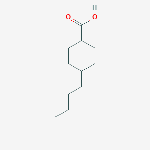molecular formula C12H22O2 B153628 4-Pentylcyclohexanecarboxylic acid CAS No. 38289-29-1