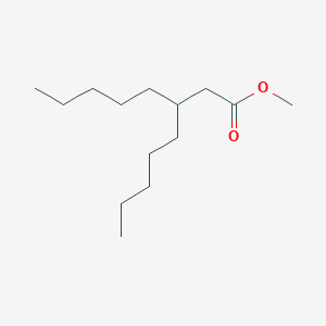 molecular formula C14H28O2 B15362860 Methyl 3-pentyloctanoate 