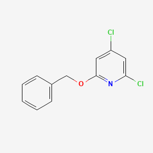 molecular formula C12H9Cl2NO B15362870 2-(Benzyloxy)-4,6-dichloropyridine 
