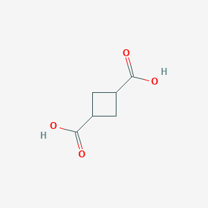 molecular formula C6H8O4 B153629 cyclobutane-1,3-dicarboxylic acid CAS No. 7439-33-0