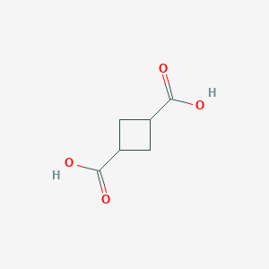 molecular formula C6H8O4 B153629 cis-Cyclobutane-1,3-dicarboxylic acid CAS No. 7439-33-0