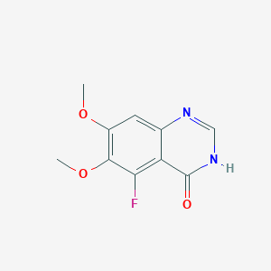 molecular formula C10H9FN2O3 B15363046 5-fluoro-6,7-dimethoxy-4(3H)-Quinazolinone 