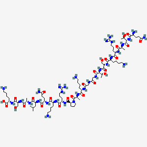 molecular formula C84H153N31O26 B15363255 Histone H3 (5-23) 
