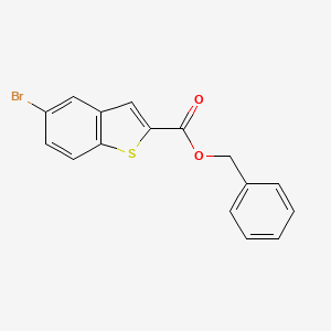 molecular formula C16H11BrO2S B15363332 Benzyl 5-bromobenzo[b]thiophene-2-carboxylate 